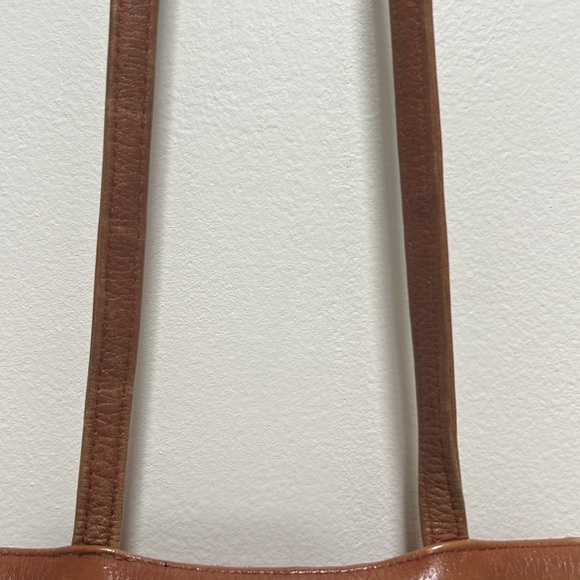 VINTAGE Ellen Tracy Linda Allard Shoulder Bag Woven Leather Snap Closure - Picture 7 of 12